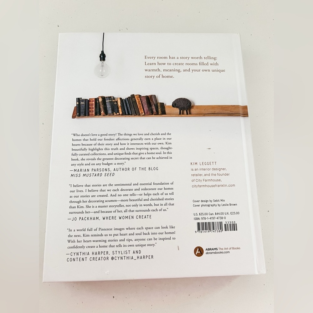 Home Stories Design Ideas for Making a House a Home by Kim Leggett Hardcover - Picture 3 of 3